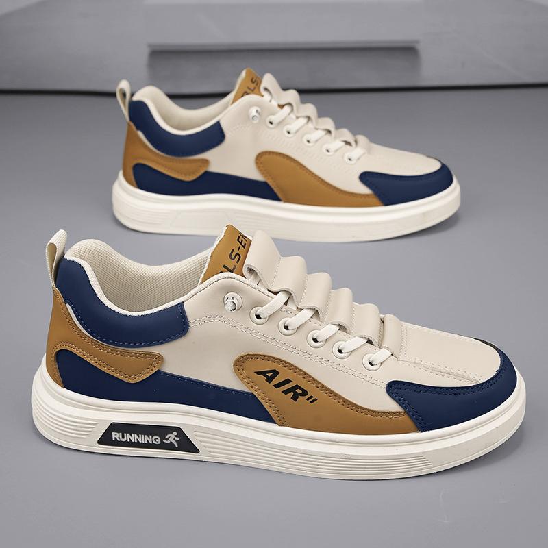 Giày Nam Cổ Thấp Giày Sneaker Nam Da Lì Kiểu Dáng Hàn Quốc