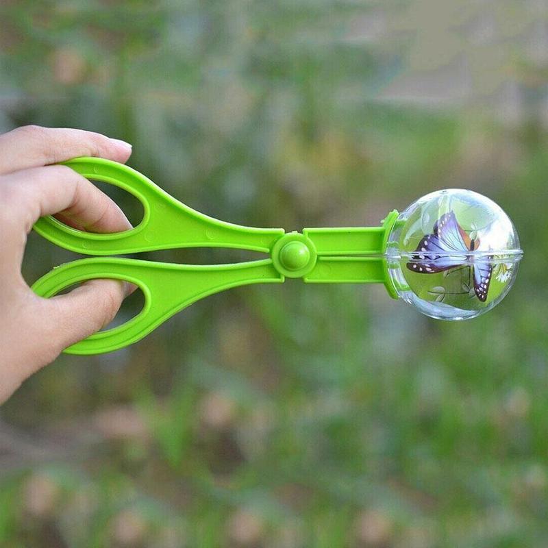 Children's Outdoor Insect Catcher Tweezers Butterfly Insect Scissors Clips Clips W8Y5 0