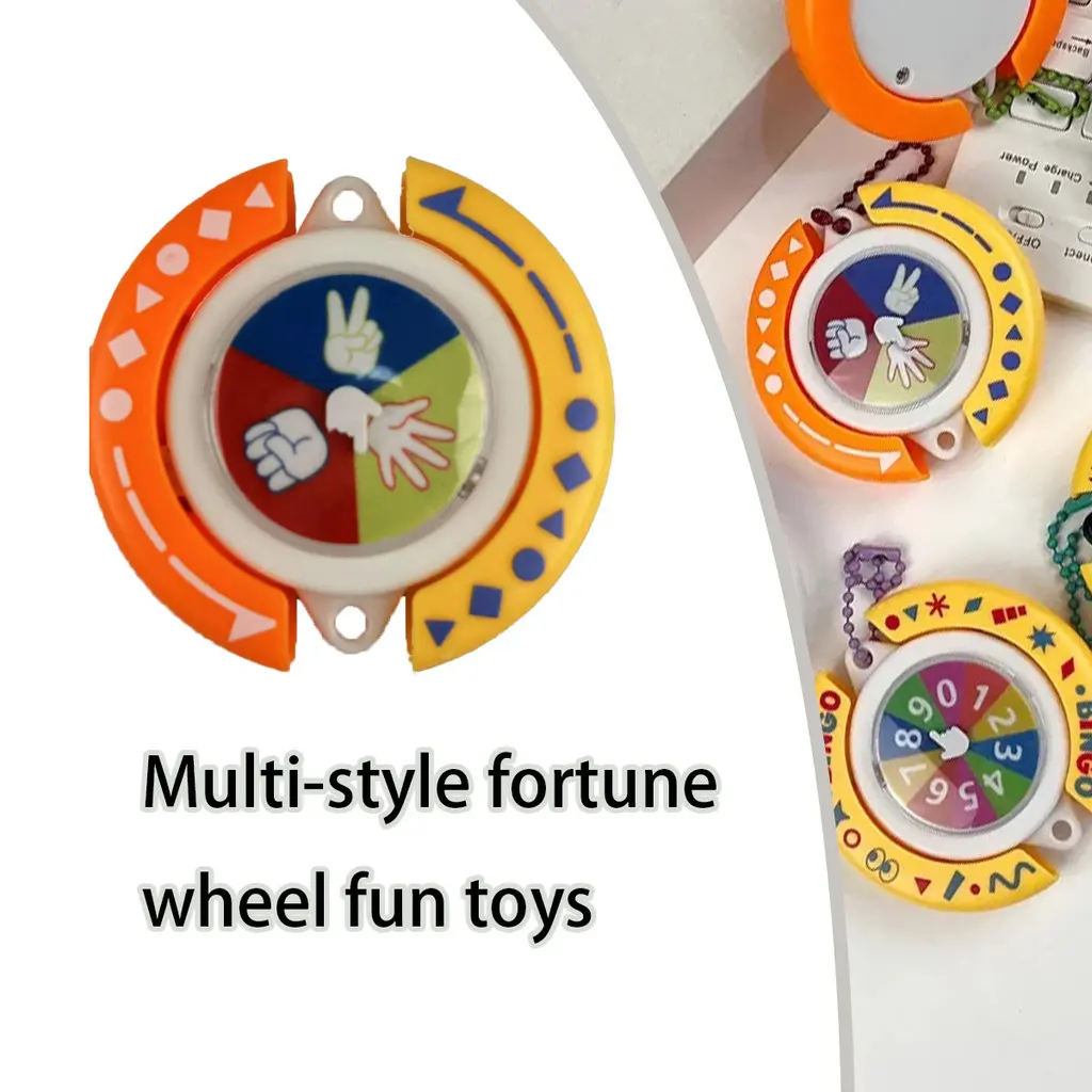 【1pc】 Roda Keberuntungan Harian Desain imut dengan detail yang indah Cute Number Stone Scissors Cloth Compass