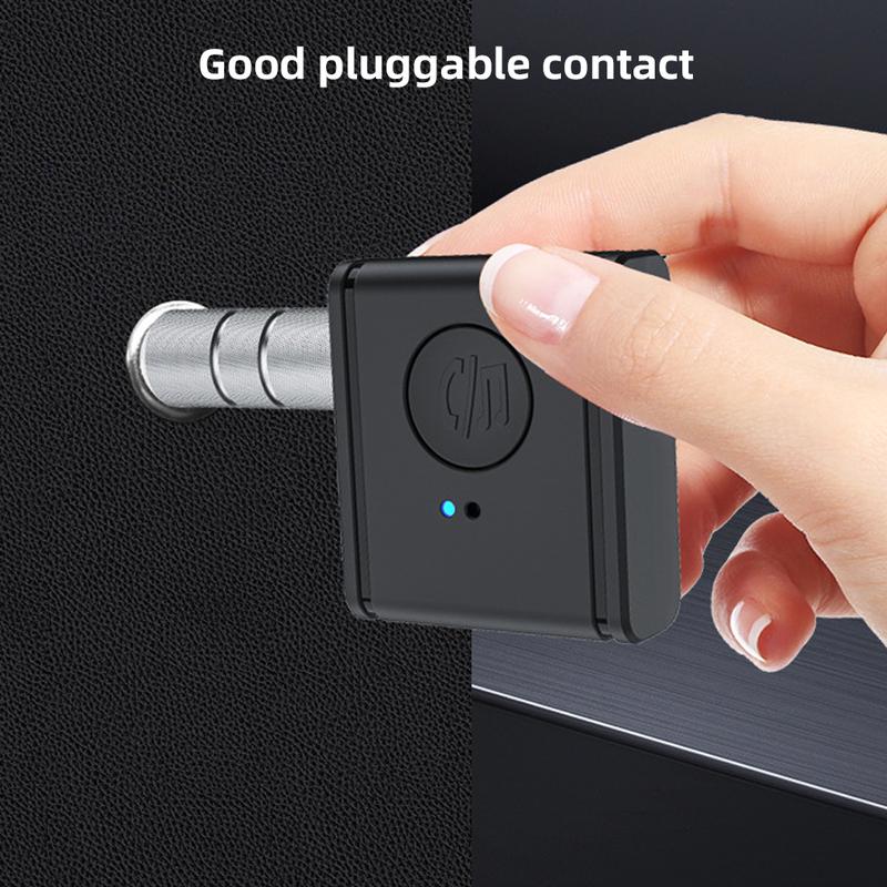 Wireless Bluetooth 5.3 Receiver Call Listening Navigation 3.5MM AUX Car Adapter Type-C Charging #468738 5