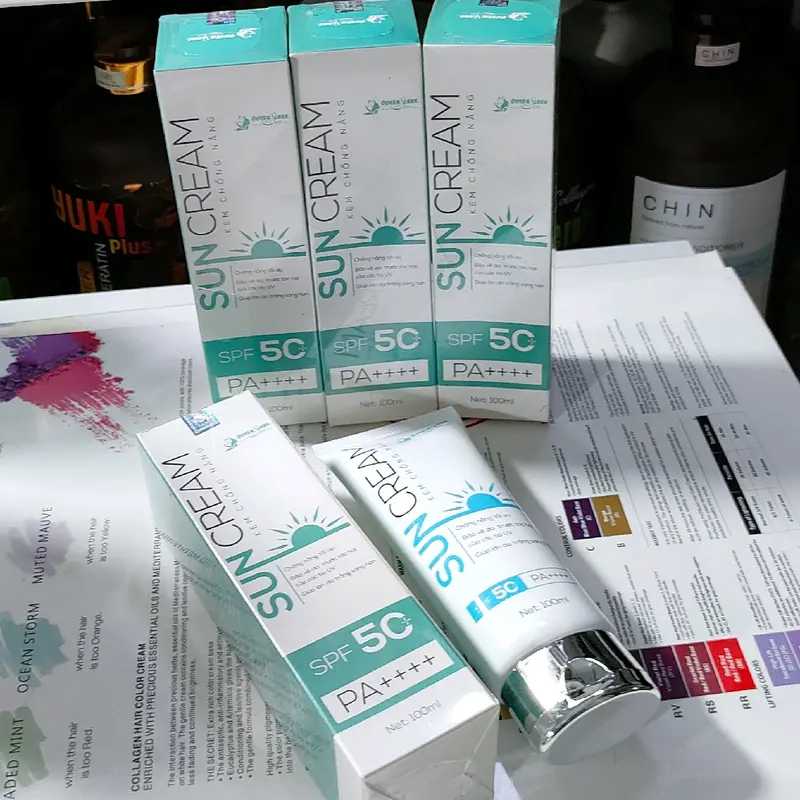 Kem chống nắng SunCream Quyên lara 100 ml /1 típ hạn sử dụng 2027 Dưỡng Da Body 4