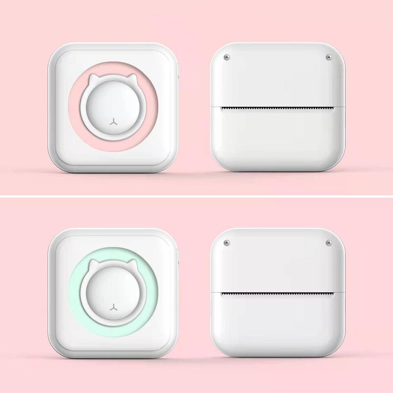Product Introduction of Portable Mini Thermal Printer Wirelessly BT 203dpi Photo Label Memo Wrong Question Printing With USB Cable Imprimante Portable 32