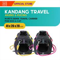 Gambar M-Pets Remix Travel Carrier 2IN1 / Kandang Travel Hewan - Black Yellow, kandang travel anjing kucing dari M-Pets Volk Pets Indonesia Kota Tangerang 3 Tokopedia