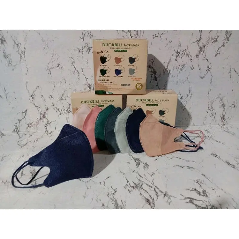 MASKER DUCKBILL HIJAB Y&B - DUCKBILL HEADLOOP - BOX ISI 50 PCS Dewasa 1