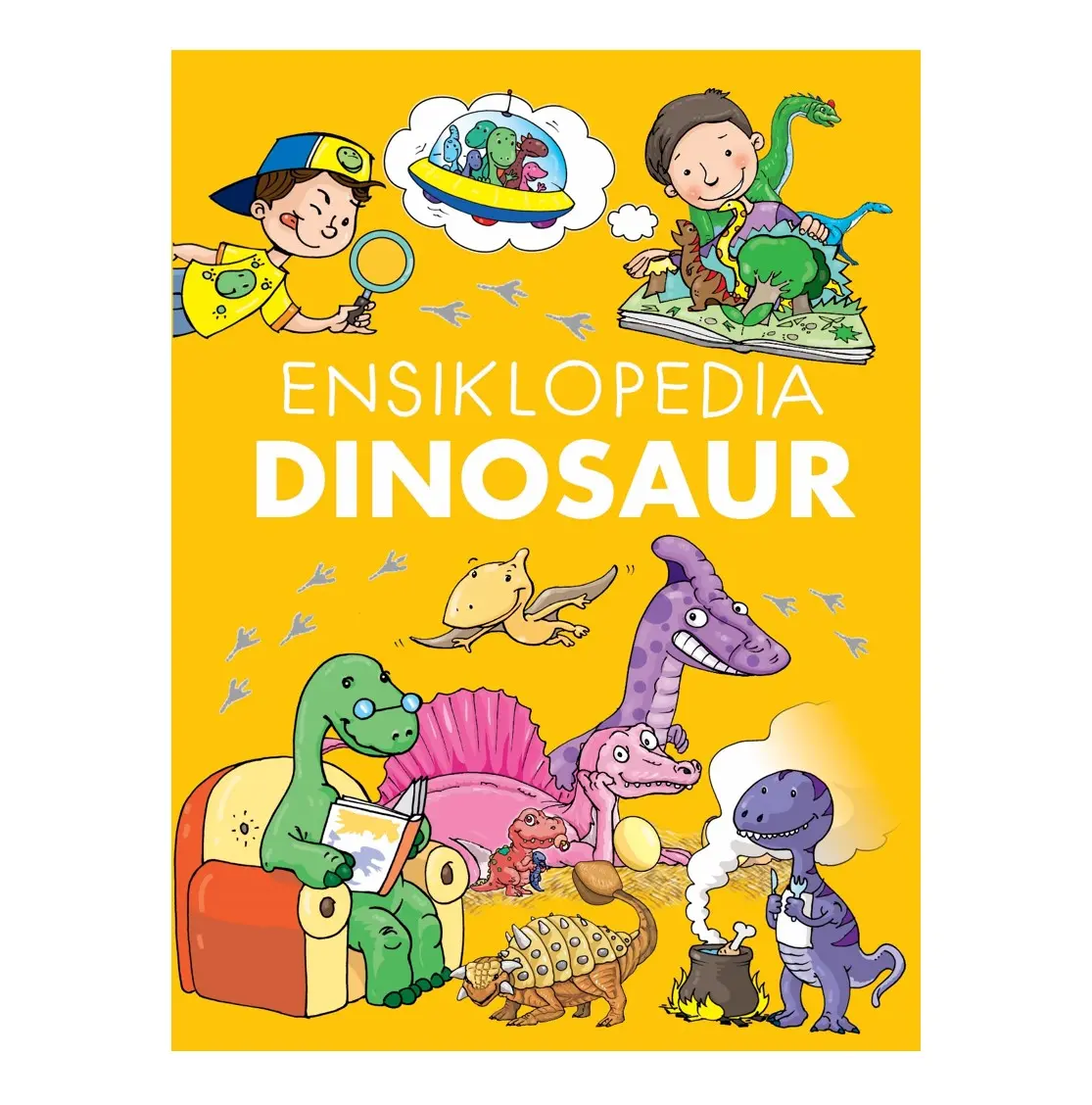 Buku Ensiklopedia Dinosaur untuk Kanak-kanak Belajar Fakta Menarik tentang Dinosaur (BM)