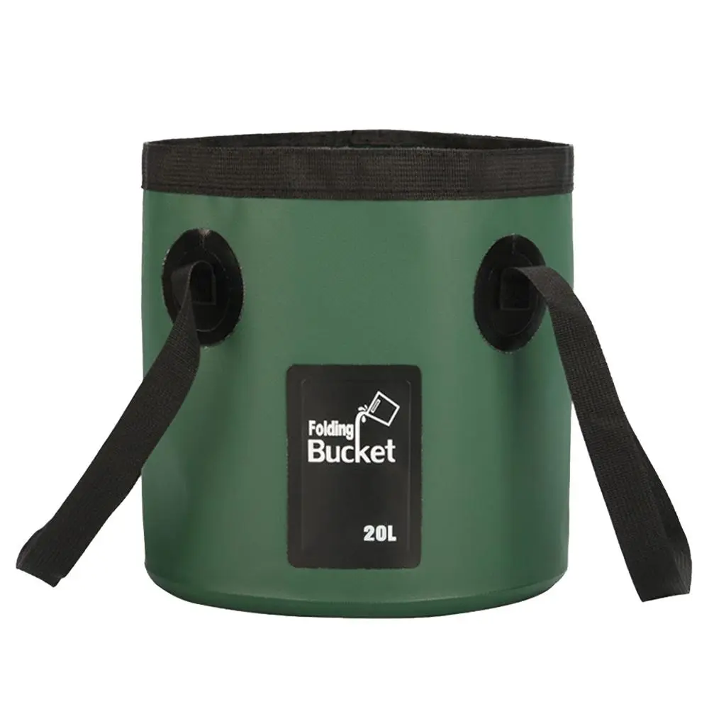 Outdoor Camping Water Bucket Bag, Portable Foldable Camping Water Bucket Bag, Multifunctional Water Storage Bag for Outdoor Camping Hiking