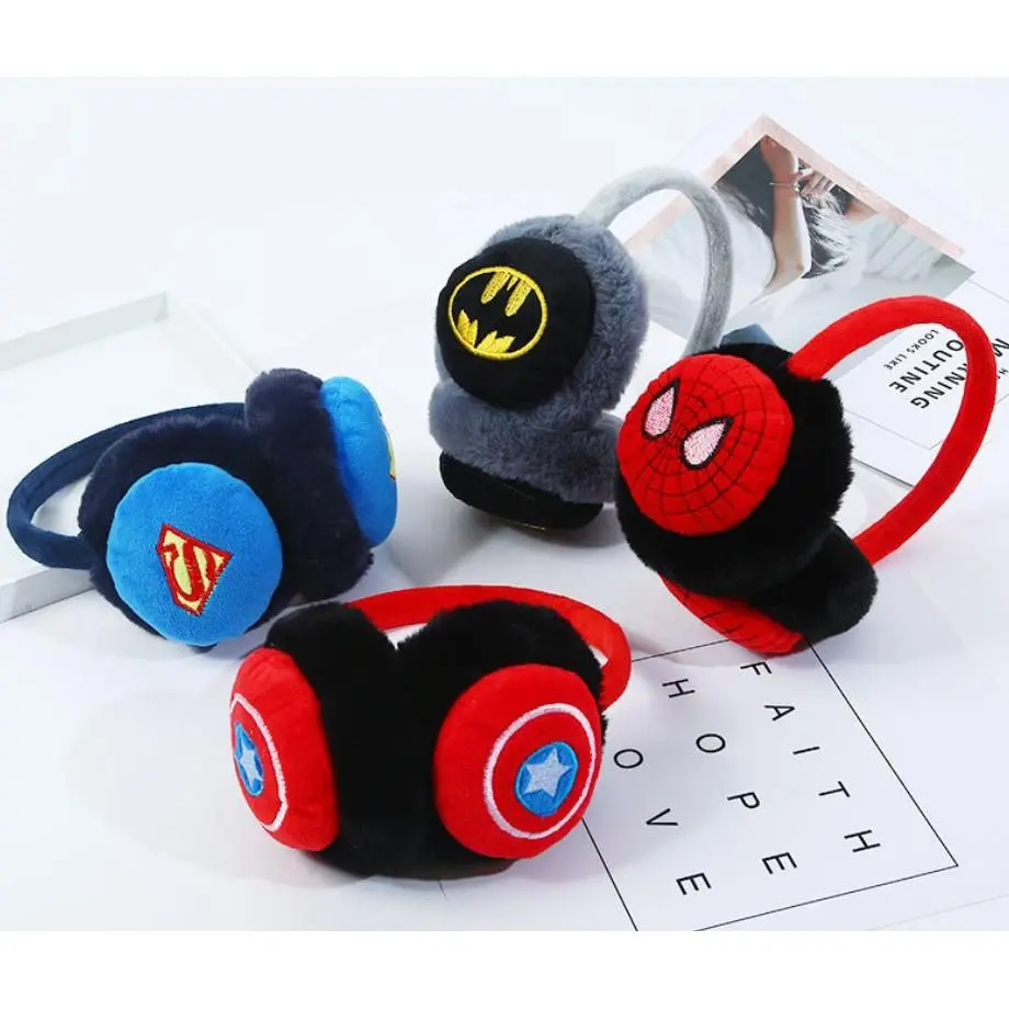 BB Earmuff/Penutup Telinga musim Dingin Bayi anak-anak dan Dewasa SUPERHERO