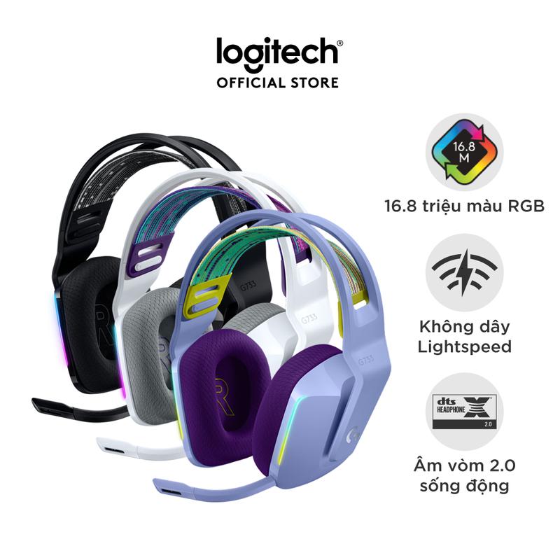 Tai nghe game không dây Logitech G733 - RGB, màn loa Pro-G, Mic Blue Voice Nhét Tai Nghe Nhạc