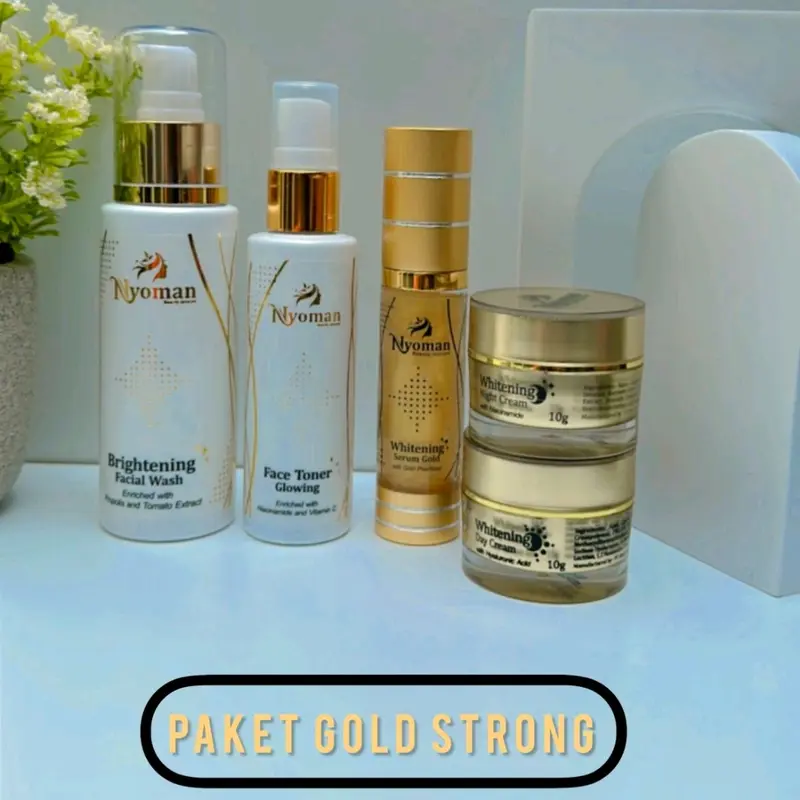 PAKET GLOWING GOLD STRONG NYOMAN SKINCARE 0