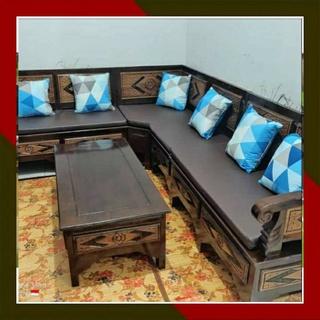 Alas duduk Kursi Sudut 1 set Tebal 4 cm (waterproof) 0