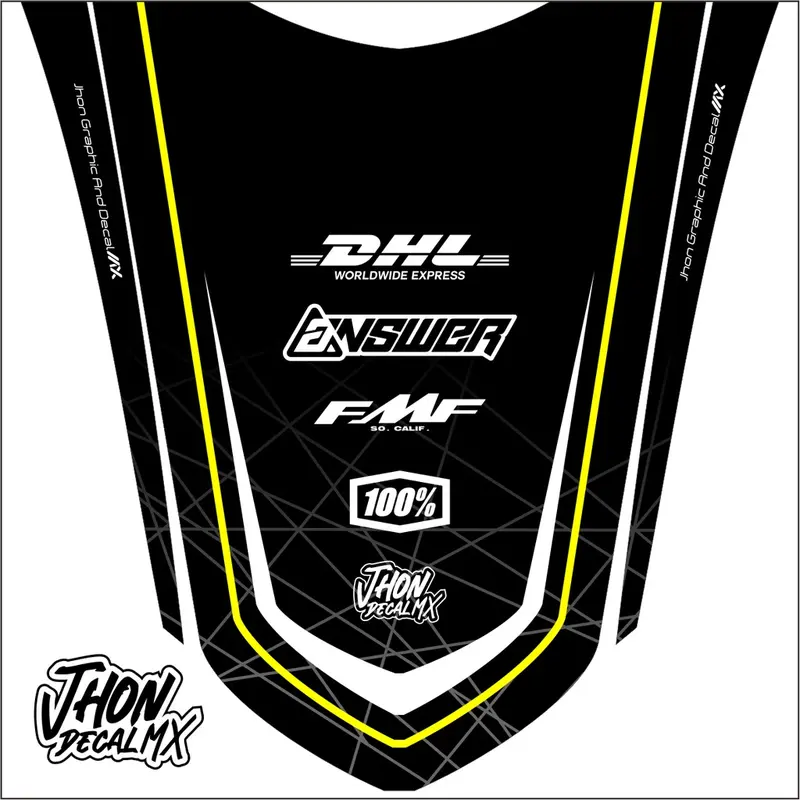 DECAL CRF HITAM DECAL CRF 150 L Full Body Simple Minimalis Keren By JhonDecal CRF03 4