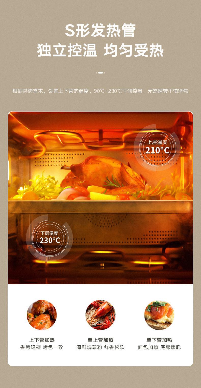 Product Introduction of 22 L Household Oven Large Capacity Multi-Functional Electric Oven Cake Baking Oven Wholesale Gift for Sale 8