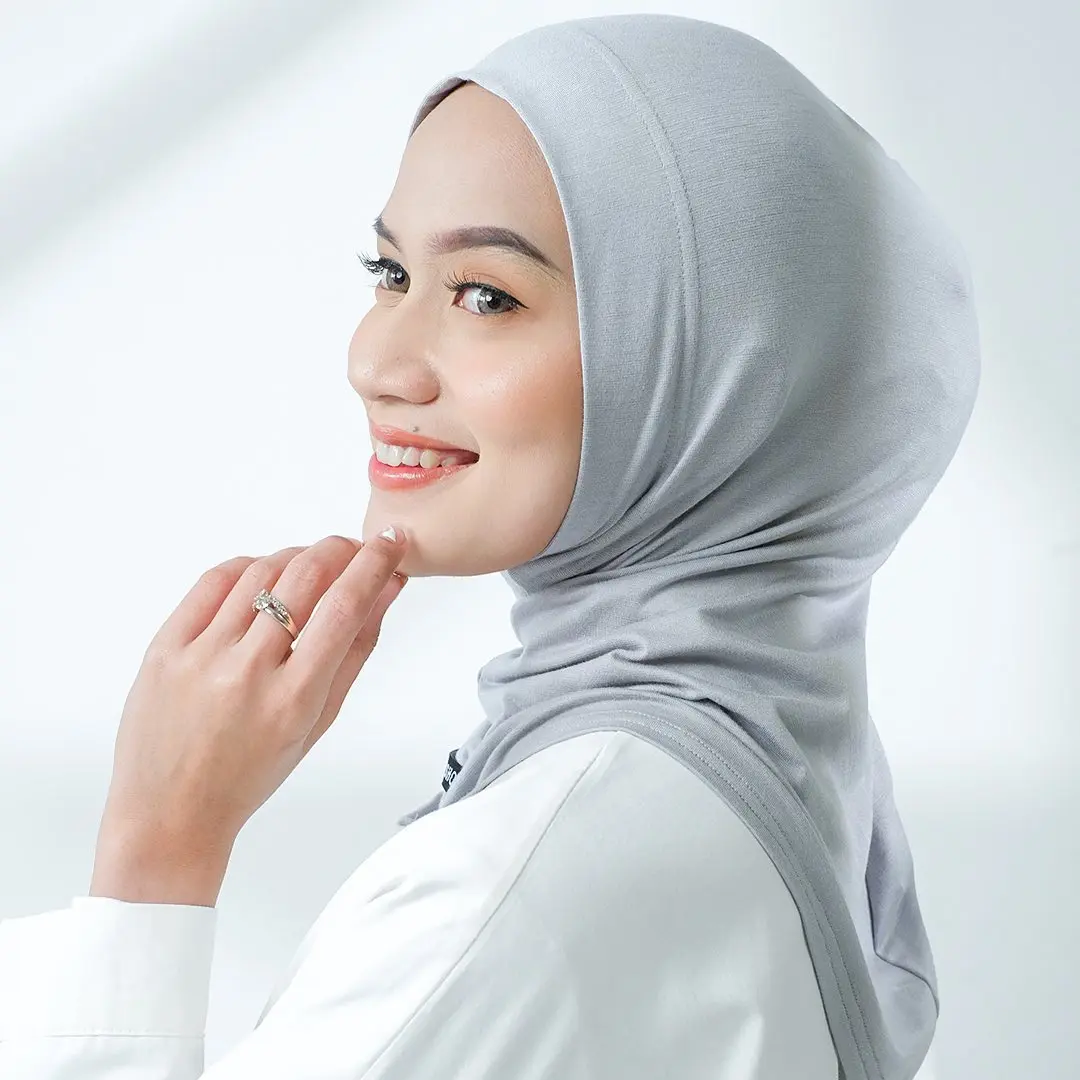 Ciput Inner Ninja Jilbab Daleman Kerudung Hijab Adem Terbaru Termurah Silver Santai Dalaman
