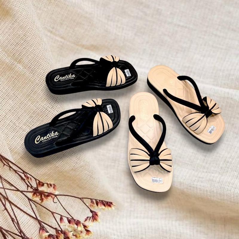 Product Introduction of Sandal Wedges Wanita Model Selop Pita Profil Fashion Terbaru 7