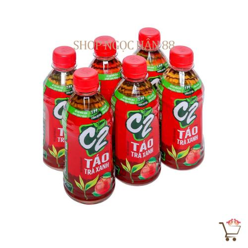 Trà Xanh C2 vị Chanh/Táo c=355ml 5