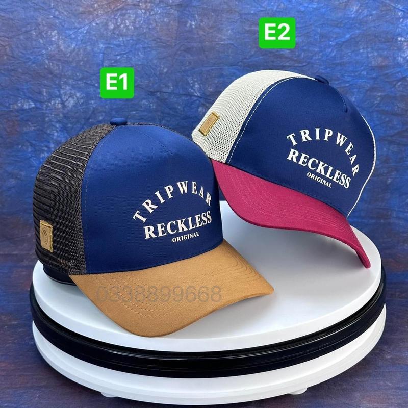  Nón lưỡi trai kaki phối lưới in chữ đẹp phom unisex cho cả nam nữ 