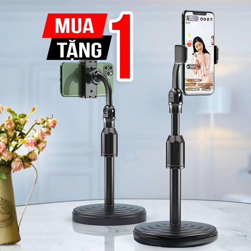 [Mua 1 Tặng 1] Giá Đỡ Điện Thoại Để Bàn, Kệ Điện Thoại Để Bàn Livestream, xem video xoay 360 độ