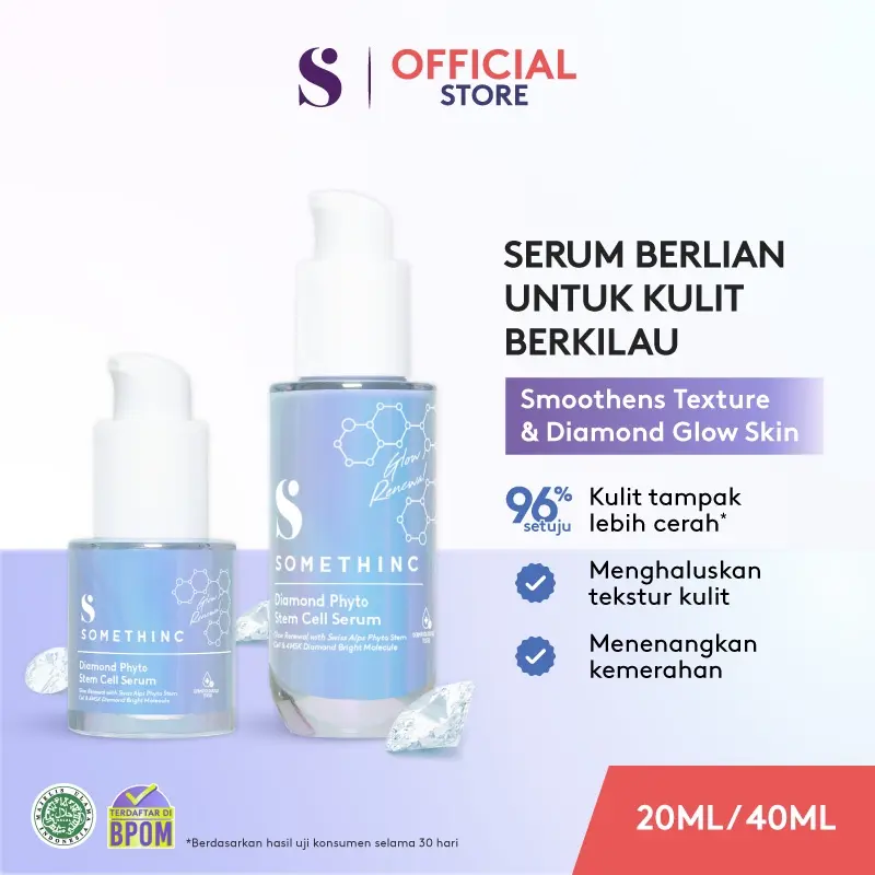 SOMETHINC Diamond Phyto Stem Cell Serum - Serum Diamond untuk Kulit Berkilau dan Cerah 0