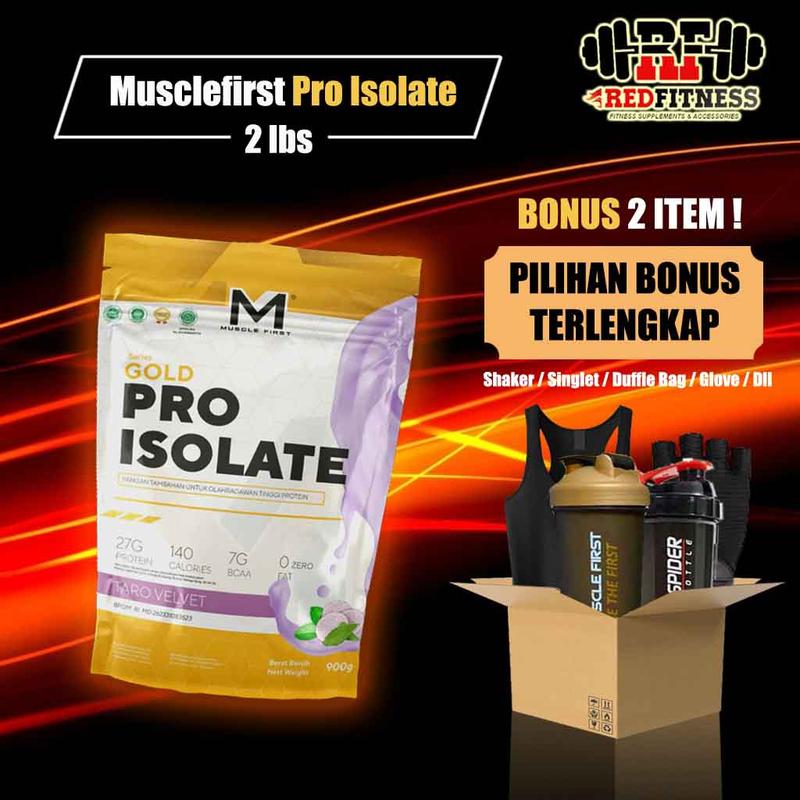 M1 Muscle First Gold Pro Isolate 2 lbs (900gr) / Musclefirst Whey Protein 2lbs 2 lb BPOM Halal 0