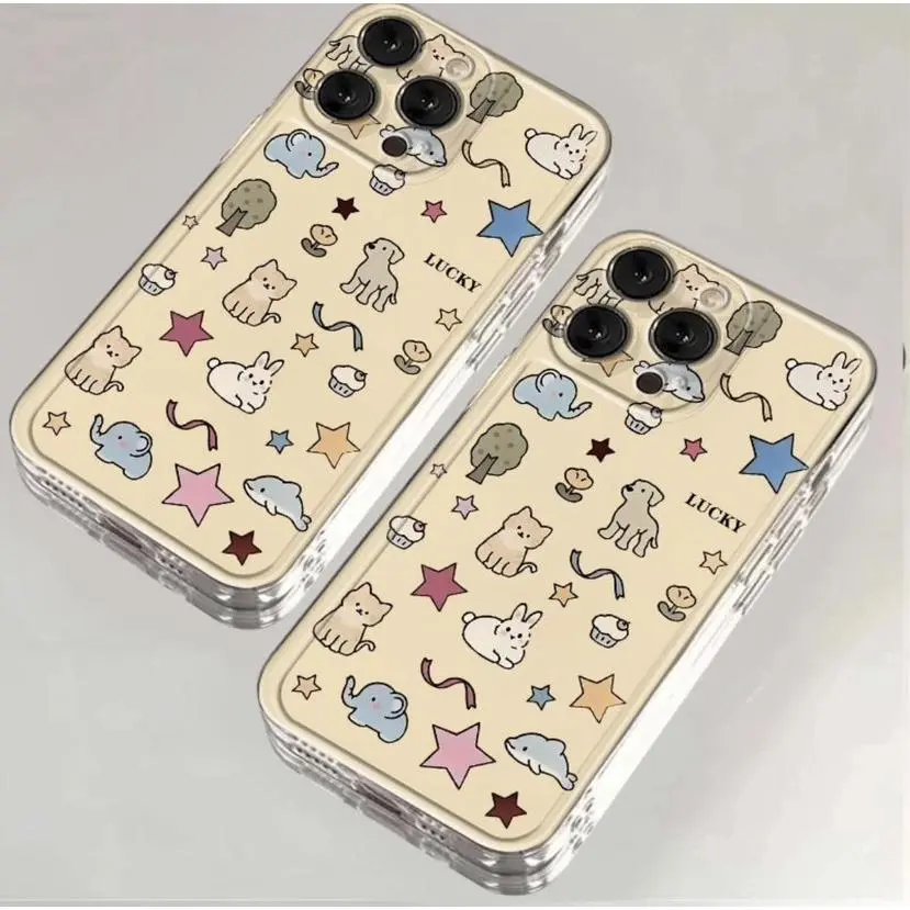 Câu lạc bộ động vật dễ thương cho Apple 6, 7, 8 s, X, xr, xs, 11, 12, 13 plus, 14, 15 pro max, vỏ điện thoại mềm, iPhone , cá tính mới Ốp Case Phụ Kiện