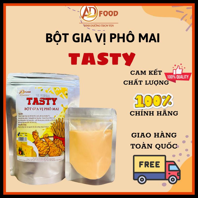 500g bột gia vị phô mai lắc Tasty - dùng để chế biến món ăn