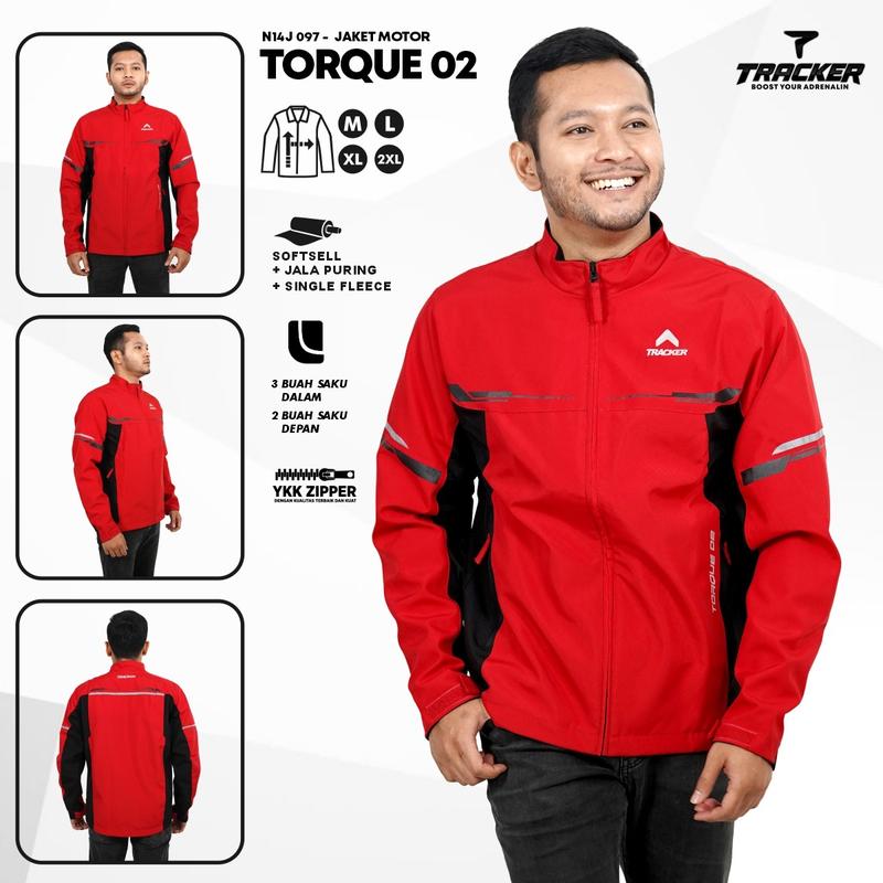 Jaket Riding Motor Pria Tracker Torque 02 0