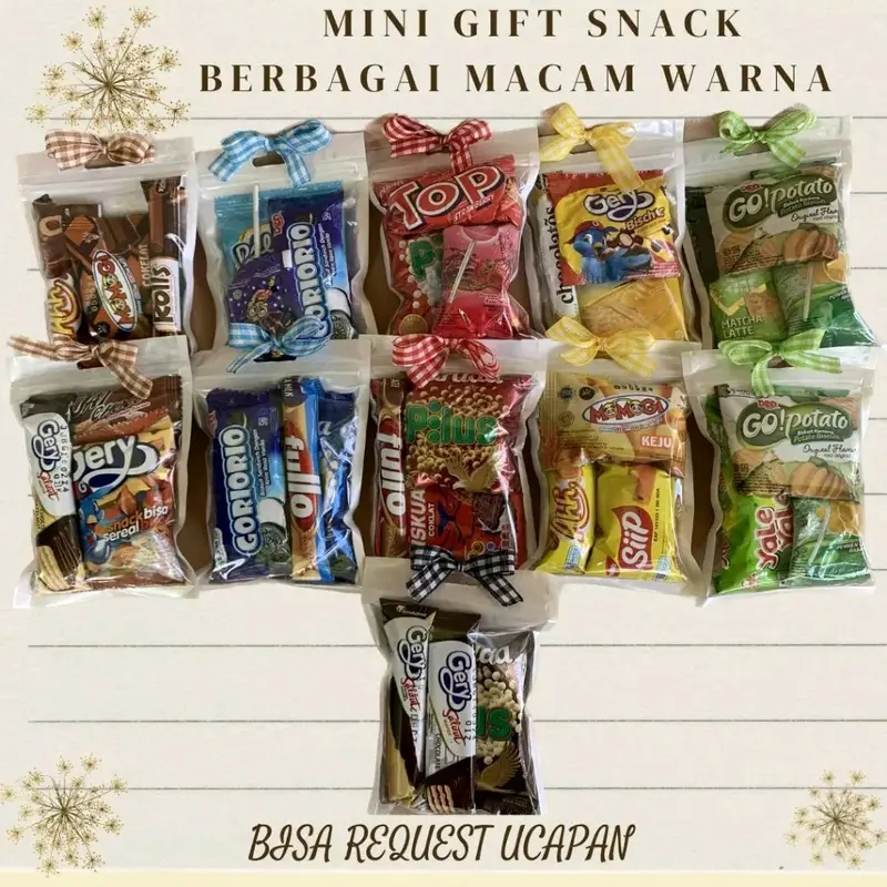 MINI GIFT KADO WISUDA KADO SEMPRO KADO ULANG TAHUN ULTAH MINI GIFT MURAH MERIAH BISA CUSTOM TULISAN KADO SNACK MURAH Birthday Birthday Plastic 0