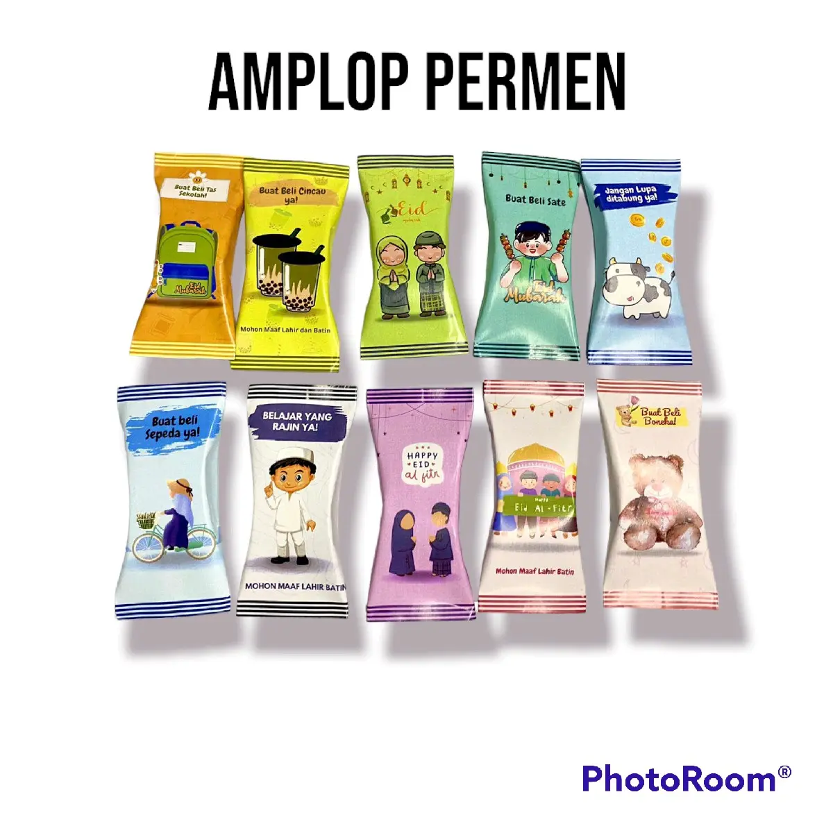 Amplop Lebaran Permen isi 100 pcs amplop lebaran unik snack
