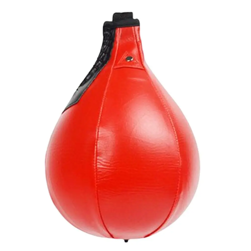 Striking Bag,Boxing Speed Ball,Leather Hanging Punching Bag For Thai Fitness,Hanging Swivel Workout Speedball Kicking Training