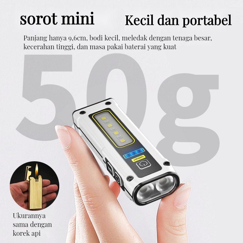 Lampu senter bank listrik LED mini dual penggunaan 1