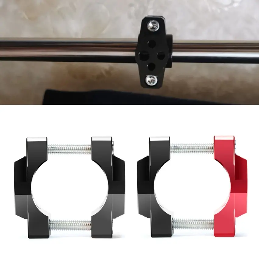 Motorcycle Stent 42mm Bracket Bumper Clamp Auxiliary Spotlight Headlight Mount Clip Light Phone Handlebar Holder