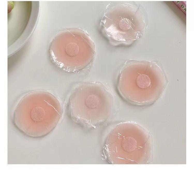 miếng lót ngực sutune nhật bản 2024 che Silicone an toàn không đường may Nubra váy cưới địu lưng đẹp vô hình cánh hoa Women 4