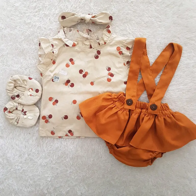 Baju Bayi Cutie Overall Bloomer set 3