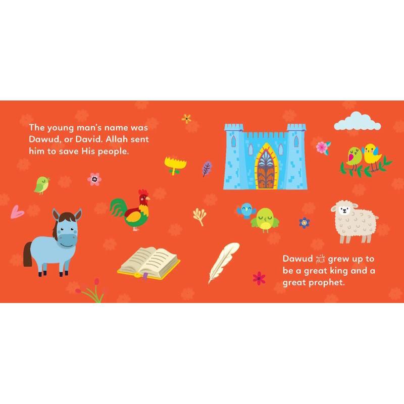 Product Introduction of original Baby's First Quran Stories (BOARD BOOK): THE TWO GARDENS & PROPHET IBRAHIM/YUSUF/YUNUS/AYYUB/DAWUD/ADAM/NUH/MUSA/CREATOR 6