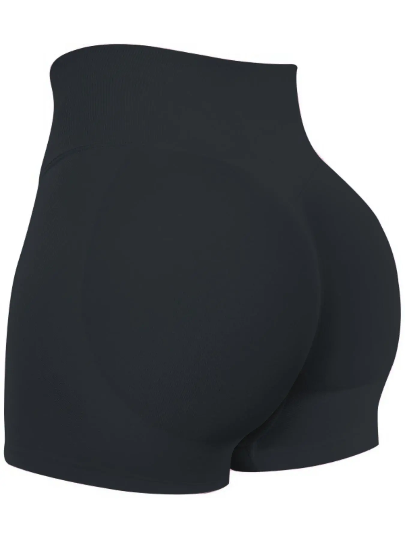 Women's Solid High Waist Shorts, Breathable Comfortable Skinny Shorts for Yoga Gym Workout, Ladies Bottoms for Summer