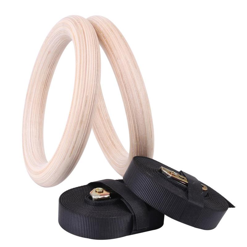Vòng Treo Gymnastic Rings Hỗ Trợ Tập Dip Với Xà Đơn GYM Ring Ngoài Trời Tập Gym