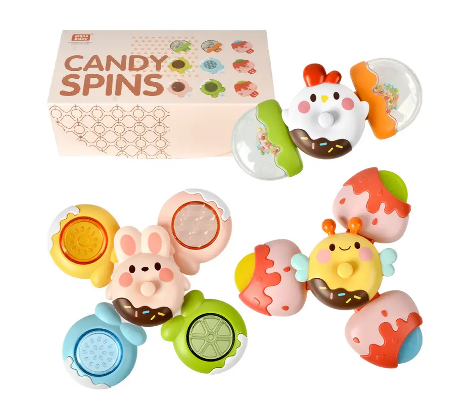 Bộ đồ chơi Spiner Candy, con quay vòng kích thích thị giác cho bé