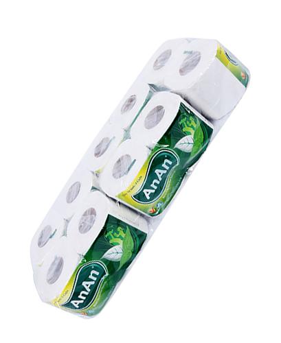 10 cuộn giấy vệ sinh An An 2 lớp (9cm x 10.5cm)