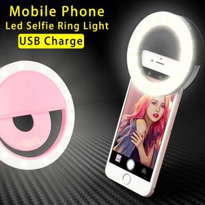Lampu Cincin, RK-12, Lampu Isi, Lampu Klip, Pengecasan USB, Lampu Cincin Selfie LED, untuk Telefon Bimbit, Sesuai untuk iPhone, Samsung, Xiaomi, Huawei dan Kamera Mudah Alih Lain, Lampu Denyar, untuk Selfie, Ciri Kecantikan camera