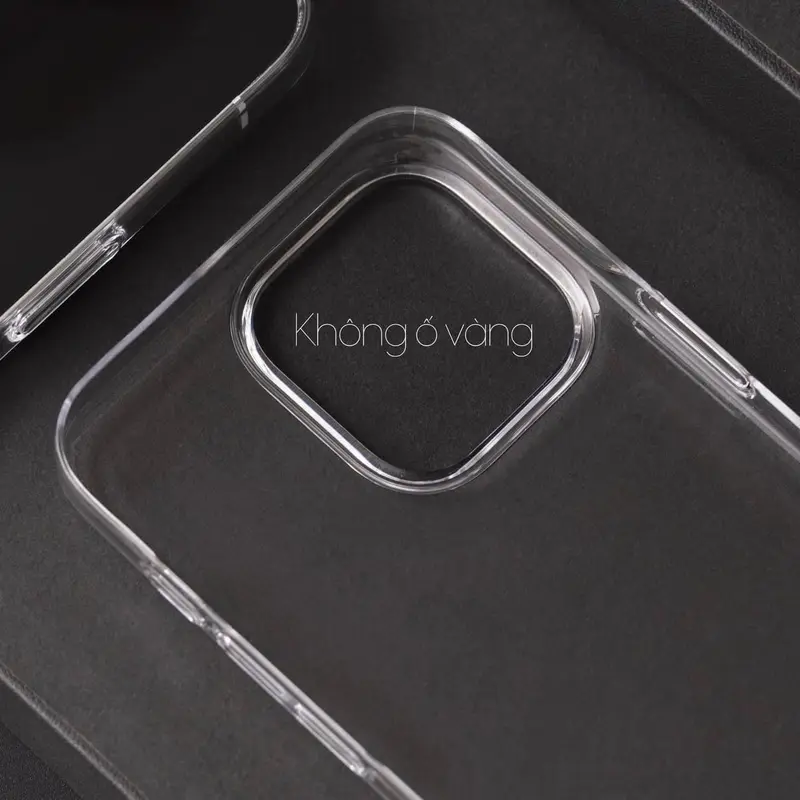 ( Ốp cứng )Ốp lưng trong cứng siêu mỏng không ố màu cho iphone 16/15/14/13/12/11/pro/promax/plus-lkg 6