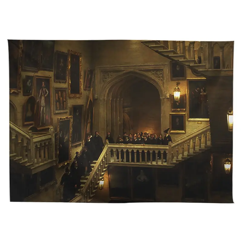 Giá Sách Cổ Điển Chủ Đề Harry Potter, Thiết Kế Nền Tảng Nửa Bậc 9 Và Ba Phần Tư, Vải Treo, Vải Nền Chụp Ảnh Đồ Trang Trí Nhà Cửa 8