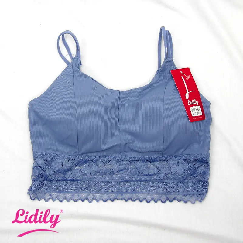Lidily - Bralette Sexy BH Seamless Busa Tanpa Kawat DDG805A | Bra Fashion Seksi Renda Bikini Busa Tanpa Kawat | OUTFIT MANTAI BALI 7