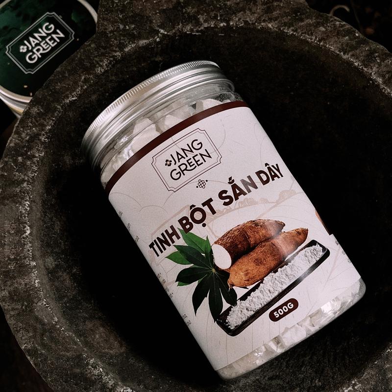 TINH BỘT SẮN DÂY NGUYÊN CHẤT 500 GRAM -  JANG GREEN