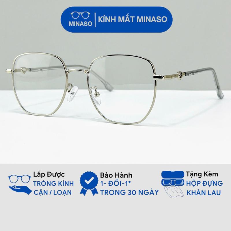  Gọng kính cận nữ mắt kính không độ chống ánh sáng xanh và tia UV thời trang phong cách Hàn Quốc gọng kính chắc chắn bền bỉ thay được tròng cận 197 