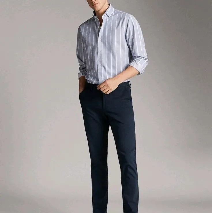 CELANA PANJANG FORMAL SLIMFIT PRIA Hitam Muda Tebal Navy Kerja Kantor Abu 5