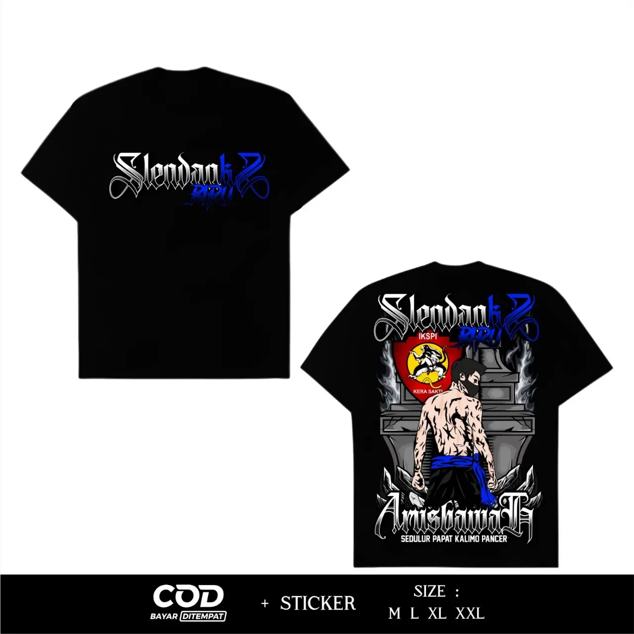 Kaos IKSPI Kera Sakti Slendanks Biru Arus Bawah By Cozy Mecrh