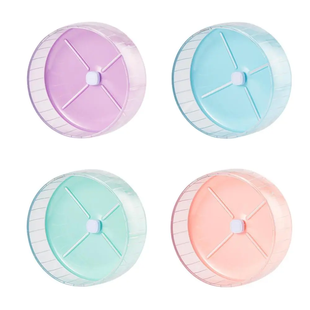 Hamster Exercise Wheel Hamster Silent Rolling Toy Round Mute Anti Slip Exercise Ball Running Exercise Wheel for Hedgehogs Rat
