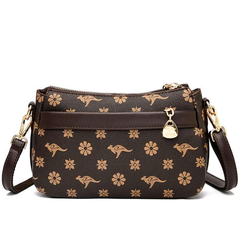 Tas Wanita Antik Kulit PU Simple Tas Wanita Selempang Bahu Desainer Mewah Kualitas Tinggi hitam 5