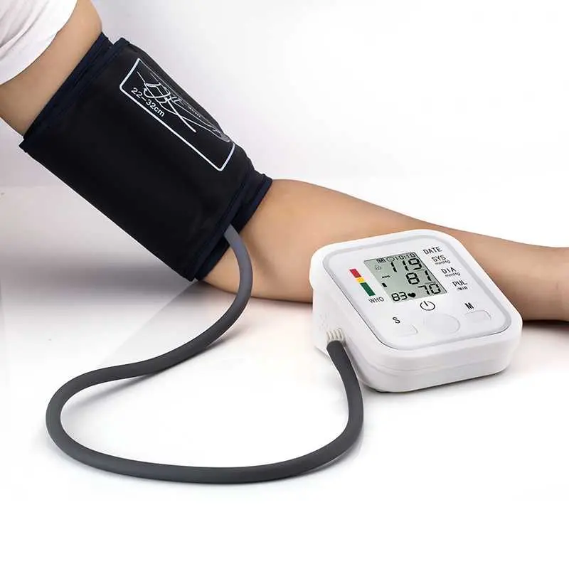 TaffOmicron Pengukur pemantau Tekanan cek tensi Darah Digital tensimeter Sphygmomanometer dg suara
