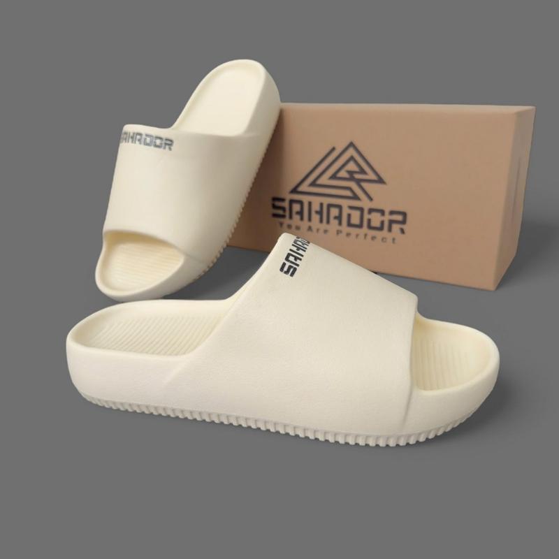  Dép quai ngang bánh mì nam nữ đúc nguyên khối SAHADOR đế cao 4cm siêu êm nhẹ chống trơn trượt DC07 